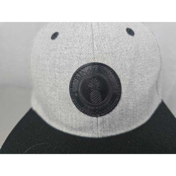 Binky Bro Gray Black Adjustable Snapback‎ Hat Ball Cap Logo Patch - Picture 4 of 16